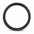 thumbnail image 3 of Titanium Cross Black IP-plated 6mm Concave Band, 3 of 11