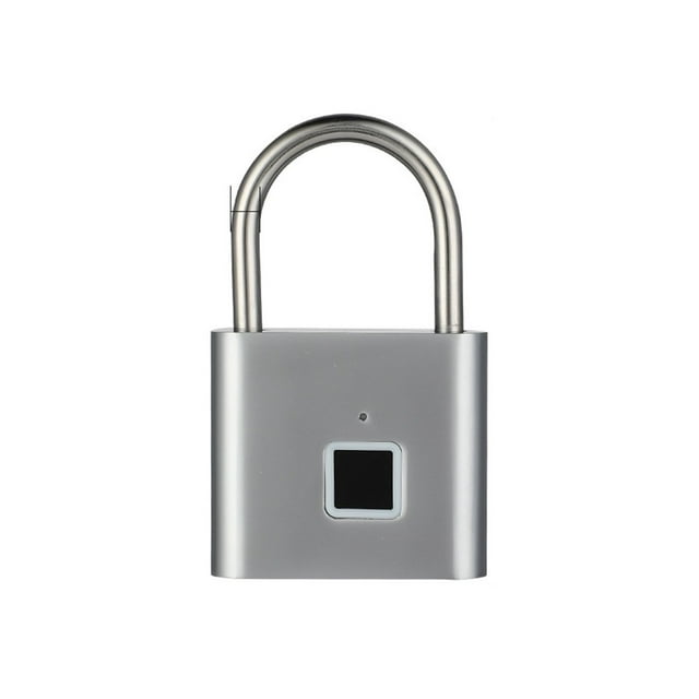 Waterproof Fingerprint Lock Keyless Anti-Theft Smart Padlock Zinc Alloy Safety Electronic Door Locks ,Easy to Operate