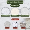 thumbnail image 6 of Marble Polishing Powder – 4 oz | Removes Light Etching from Acid Damage in Under 2 Minutes | For Marble, Limestone, Travertine & Other Calcite Stones | Easy to Use, No Tools Required, 6 of 7