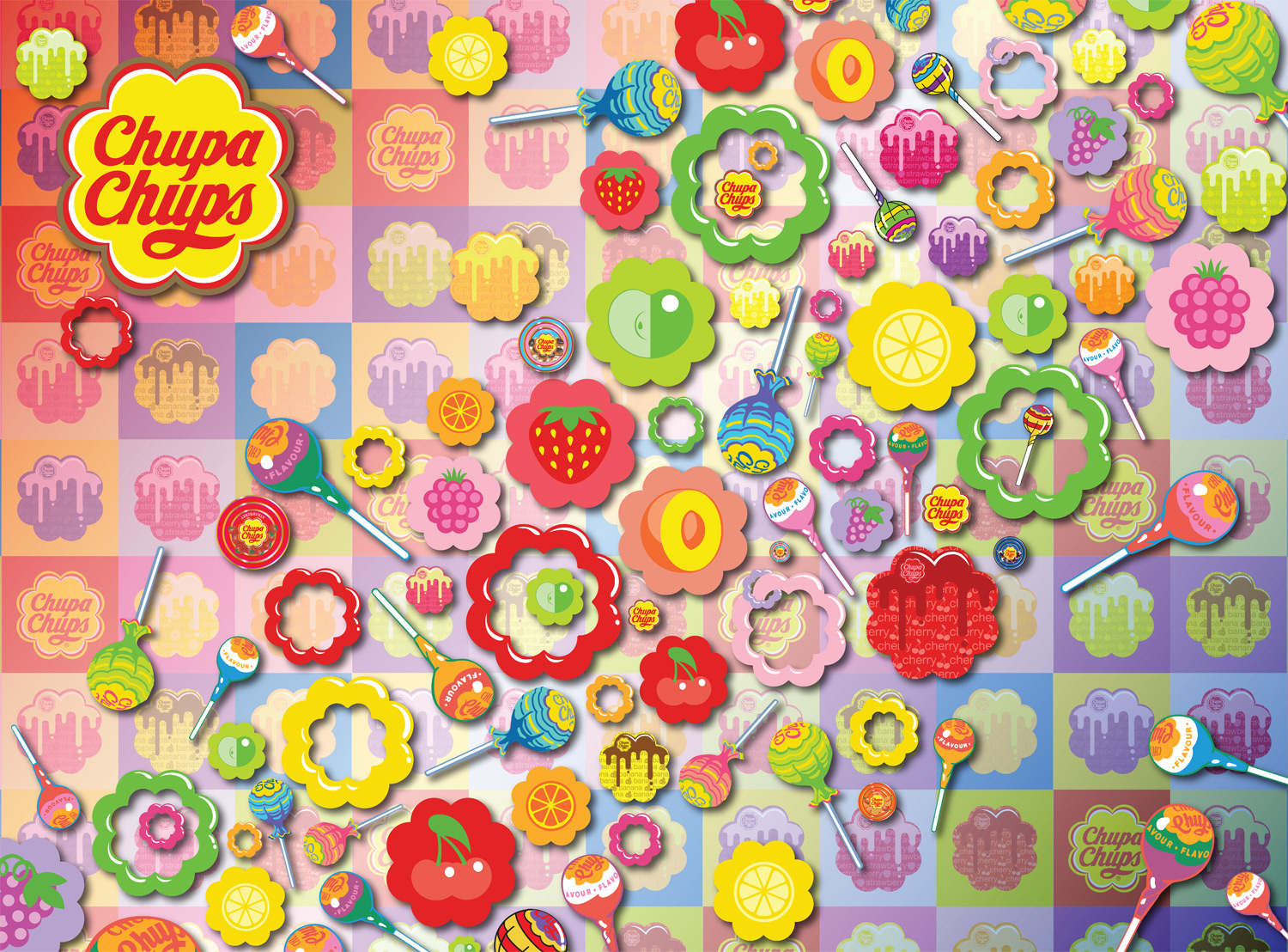 Buffalo Games 1000-Piece Chupa Chups Collage Adult Interlocking Jigsaw Puzzle