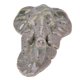 thumbnail image 4 of Gancho de pared decorativo ANGGREK Forma de elefante verde Cerámica para joyería para sombrero para abrigo, 4 of 8