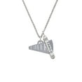 thumbnail image 2 of Delight Jewelry Acrylic 1.25" Silvertone Cheer Megaphone Silvertone Family Bar Charm Necklace, 23", 2 of 4