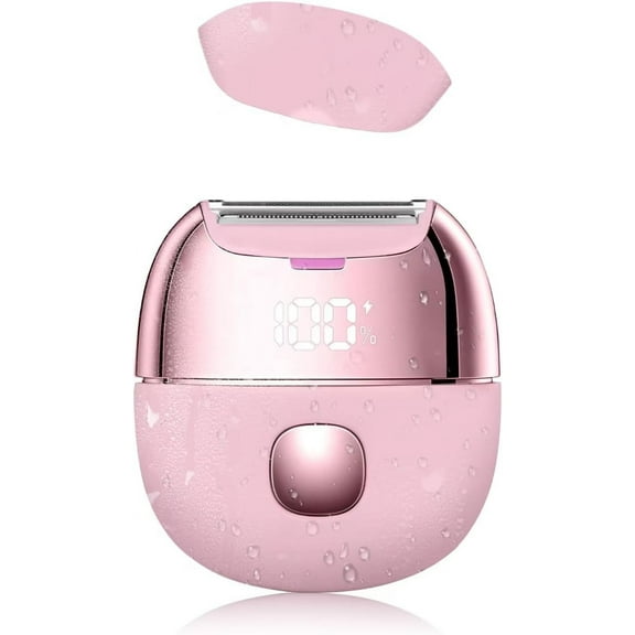 Kroaya Electric Razors for Women & Bikini Trimmer - Portable Rechargeable Women's Razors for Shaving, Waterproof Electric Shaver for Sensitive Skin, Cordless Wet/Dry