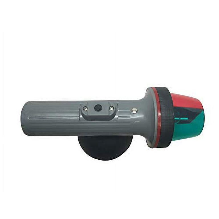Marine Boat Red & Green Portable Battery Operated LIGHT-BOW Suction 2 D-Cell