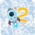 thumbnail image 4 of Inktastic Rocket Space Ship Happy Second Birthday Boys or Girls Toddler T-Shirt, 4 of 5