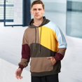 thumbnail image 3 of Sudadera con capucha para hombre, ropa técnica, estilo hip hop, blusa, chándal, patchwork, manga larga, jersey con capucha, otoño e invierno., 3 of 5