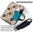thumbnail image 2 of Lsque Groovy Disco Pattern Laptop Bag – Portable & Slim Single-Shoulder Computer Case with Adjustable Strap, Protective, Lightweight for 13”/14”/15.6” Laptops, 2 of 8