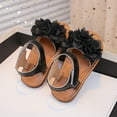 thumbnail image 6 of Gubotare Kids Sandals Girls Girls' Sandals - Strappy Casual Sandals - Open Toe Summer Sandals for Toddler Girls Size 11.5 (Black,Little Kids 11.5), 6 of 9