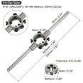 thumbnail image 2 of Uxcell Die Stock Handle Set, 5/16-18 UNC Round Die and Wrench Fits 25mm OD / Metric M7-M9 Dies, 2 of 6