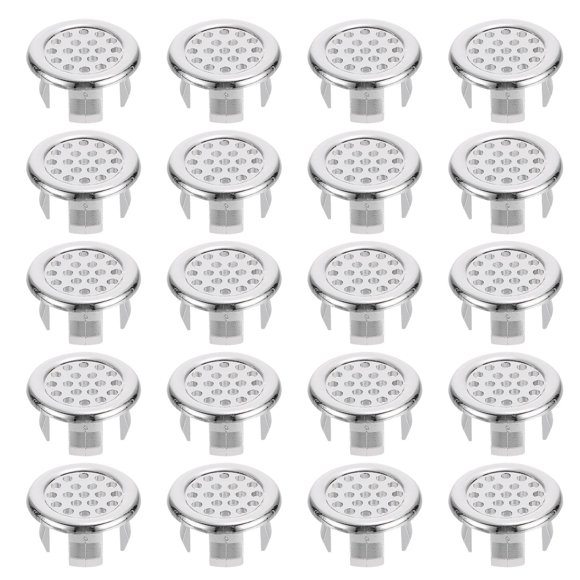EXHUMKY 25Ud Plástica Redonda Para Desbordamiento De Lavabo Con Protección