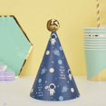 thumbnail image 4 of Sombreros de fiesta de feliz cumpleaños para niños y niñas, gorros hechos a mano con bonitos astronautas, monstruos, animales, decoración para Baby Shower, 4 of 4