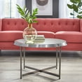 thumbnail image 2 of TMS Carly Round Coffee Table , Black Nickel, 2 of 4