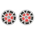 thumbnail image 2 of (2) Rockville RKL80MW Dual 8" 900 Watt Marine White Wakeboard LED Tower Speakers, 2 of 13