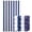 Navy Blue Purple, variant on Jessy Home 4 Pack Turquoise Blue Oversized Beach Towel Set, 40"x70" Striped Beach Towels Super Absorbent Towels for Beach, Pool