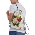 thumbnail image 3 of Easygdp Vintage Bike Flower Butterfly Drawstring Backpack, Beach Sackpack, Travel Sackpack Lightweight for Sports, Gym, Travel, Swimming - Small, 3 of 9