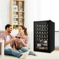 thumbnail image 6 of Zimtown 34 Bottle Compressor Wine Fridge,Black, 6 of 15