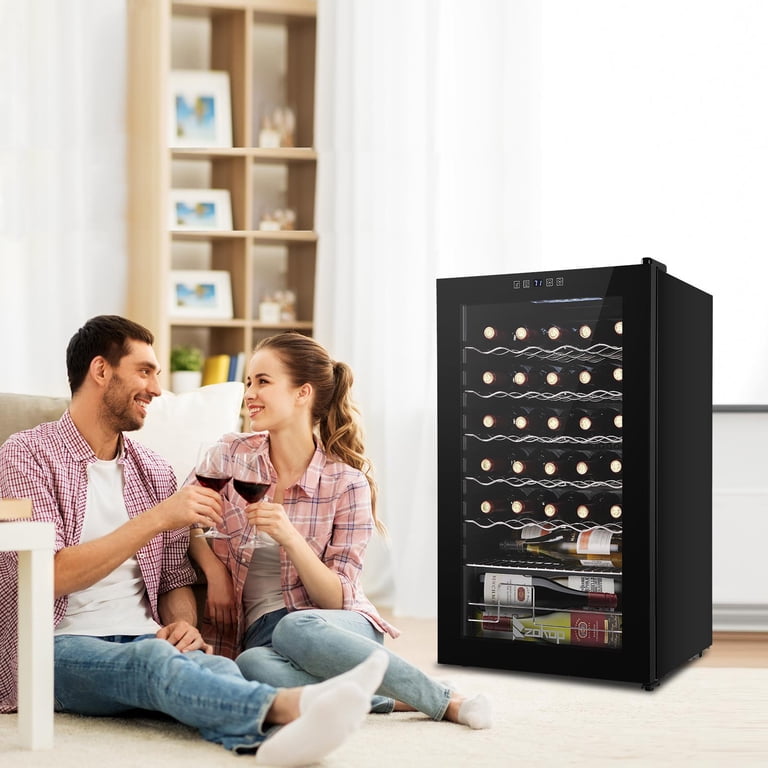Ktaxon 34 Bottle Compressor Wine Chiller, Freestanding Fridge