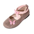 thumbnail image 3 of YOUYEDIAN Mary Jane Shoes Women Versatile Floral Deco Round Toe Low Heel Fashion Flats Comfy Slip On Double Strap Casual Dress Shoes, 3 of 5