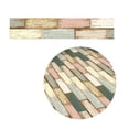 thumbnail image 4 of Matsuzay Papel de suelo de grano de madera autoadhesivo de 5M que cubre pegatinas de papel tapiz de película decorativa extraíble de PVC Decoración del hogar No.09, 4 of 6
