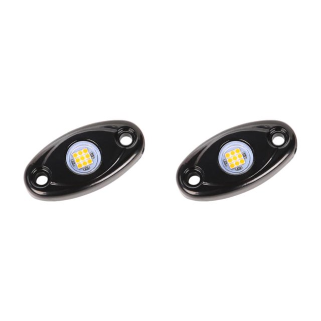 Riwesomey Luces ed para atv suv todoterreno, coche, barco, bajo la carrocería, sendero brillante, bajo agua, luces automotrices, rejilla Type4 NO4