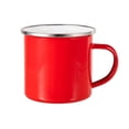 thumbnail image 4 of JPPlus Sublimation Blank Camp Mugs. Color Enamel Camping Mugs in Bulk for Outdoor Travel Dye Sublimation Camper Products Drinking Cups (12, Red), 4 of 4