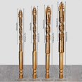 thumbnail image 4 of 4pcs Granites Tile Drill Bit Set Multifunctional Glass/Brick/Cement/Tile Drill Bits for Marble Glass Drilling, 4 of 5
