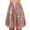 D-Pink, variant on QHFBli Womens Sequin Ruffle Mini Skirt Sparkly High Waist Lined Layered Flared Pleated Shiny Party Club Short Skirts A- L