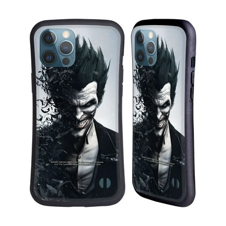 Head Case Designs Officially Licensed Batman Arkham Origins Key Art Joker Hybrid Case Compatible with Apple iPhone 12 Pro Max