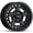 Matte Black, variant on RockTrix RT115 17 inch Wheel for 2004-2026 Ford F150, 17x9 6x135 Rims -12mm Offset, 4.5in Backspacing, Matte Bronze, 2200 lb Weight Rating, Also compatible with Bronco Raptor