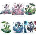 thumbnail image 1 of 5D DIY Parcial Especial en Forma Taladro Diamante Pintura Elegante Dama Kit 30x30cm, 1 of 6