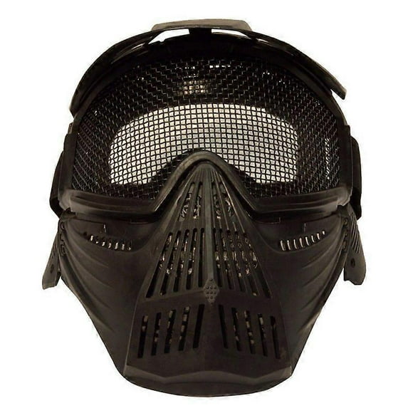 Men Face Cover Outdoor Tactical Hunting Airsoft Pro Full Face Mask with Safety Metal Mesh Goggles Protection