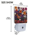 thumbnail image 4 of Yayeee LED Night Light for The Home Plug in With Light Sensors 2 Pack, Purple Flowers, 4 of 6