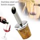 thumbnail image 3 of Vertedor de corcho natural con tapa y acero inoxidable - Vertedor de aceite de oliva NUEVO GXS U7F7, 3 of 6