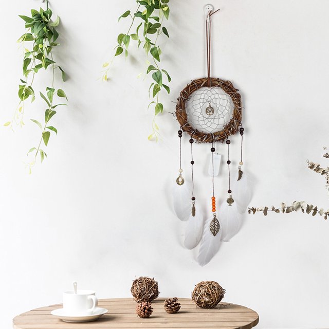 DreLight Up para Decoraciones para Colgar Dormitorio, LED Home Ornaments Baoblaze Dream Catcher Decoración de pared
