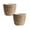 A431 A 4.3x5.2x5.2" 2Pack, variant on 2Pcs Planter Basket Set With Lining Woven Storage Basket Indoor And Outdoor Flowerpot Baskets Are Very Suitable For Flowerpot Covers. Natural Containers (4.3X5.2X5.2")