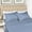 Medium Blue, variant on 1500-Thread Count 100% Egyptian Cotton Luxurious Solid Sheet Set with Deep Pockets White / Full