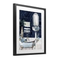 thumbnail image 2 of Stupell Industries Shabby Chic Blue Bath Floral Scene Black Framed Print Under Glass, 13 x 16, by Kim Allen, 2 of 7