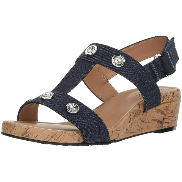Soft Style Womens oralee Open Toe Casual Plate-Forme