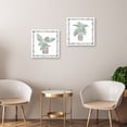 thumbnail image 2 of Elephant Ear & Zebra Plant by Tava Studios Canvas Art Print, 2 of 3