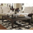 thumbnail image 2 of Bowery Hill Dark Brown Coffee Table Rectangular Oversized 56.06" W x 42.06" D x 16.63" H, 2 of 9