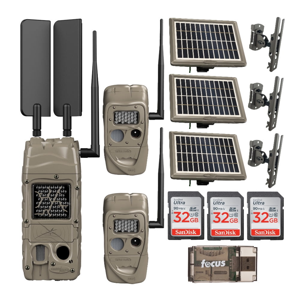 solar powered cellular trail camera