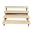 thumbnail image 1 of Bunblic Wood Display Riser Collectibles Display Stand for Ornaments Crafts Apartment 4 Layer 40cm, 1 of 8