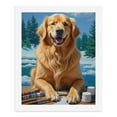 thumbnail image 5 of Paint by Numbers Kit for Adults, Golden Retriever Artist Winter Scene Paint by Numbers, Easy Paint by Numbers Kit for Adults Beginner, DIY Adult Paint by Number Kits on Canvas, Home Decor, 5 of 7