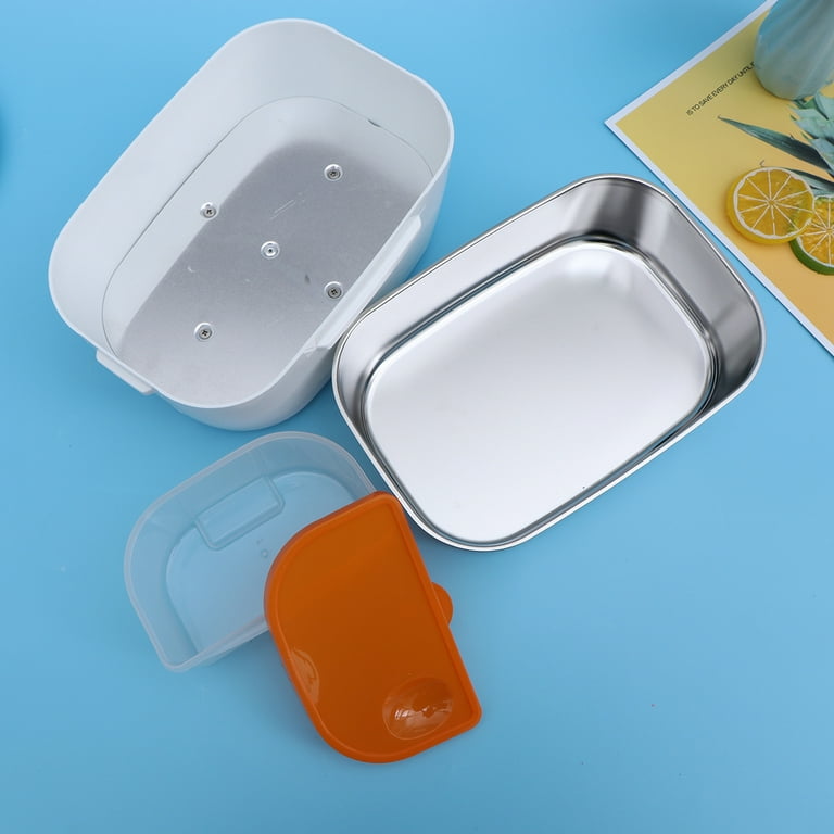 Mini Micro-ondes Portable - Intérieur en inox - lunch box
