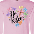 thumbnail image 4 of Inktastic He is Risen Easter Long Sleeve T-Shirt, 4 of 5