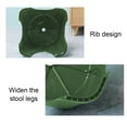 thumbnail image 7 of Low Plastic Bathroom Stool, 9.45 in Small Non Slip Step Stool for Shower Sink Closet Use, Green, 7 of 7