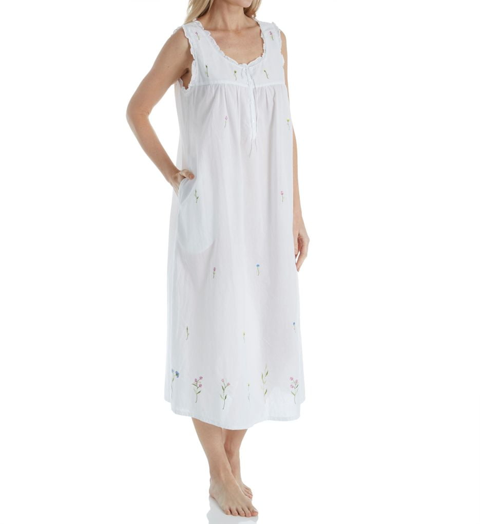 Ladies Nightdress 100/% Cotton Chemise Womens Nightwear