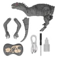 thumbnail image 1 of Dinosaur Toys, 2.4G Glowing Eyes Intelligent Multifunctional Spray Dinosaur Toy Simulation Walking  For Girls For Home Grey, 1 of 8