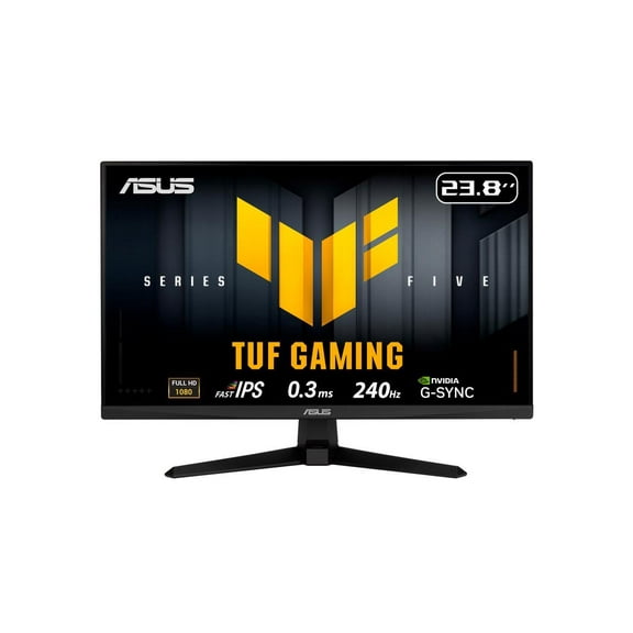 ASUS TUF Gaming Series 5 - VG249QM5A Gaming Monitor– 23.8" FHD(1920 x 1080) Fast-IPS, 240Hz, 0.3ms, G-SYNC® compatible, AMD FreeSync™ Premium, ELMB SYNC, 99% sRGB, DisplayWidget Center, Gaming AI,