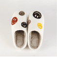 thumbnail image 2 of Patrok Smiley Face Slippers, Adult & Child, Slides, Slip Resistant, Slide-On House Shoes, Multicolor (US Womens 10 / Mens 8.5), 2 of 4